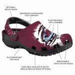 custom colorado avalanche splash motif background clog best selling