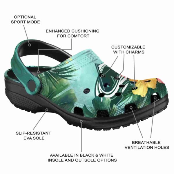 custom colorado avalanche tropical vibes clog new arrival