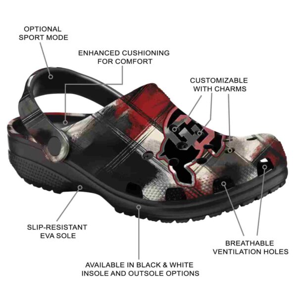 custom colorado buffaloes plaid fusion clog new arrival