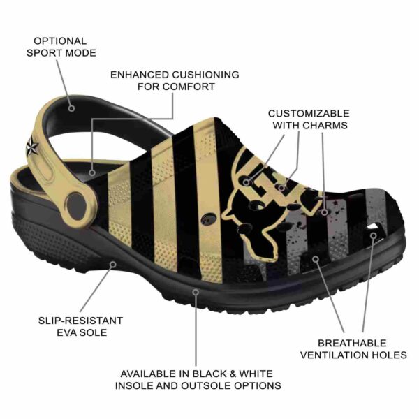 custom colorado buffaloes star spangled graphic clog new arrival