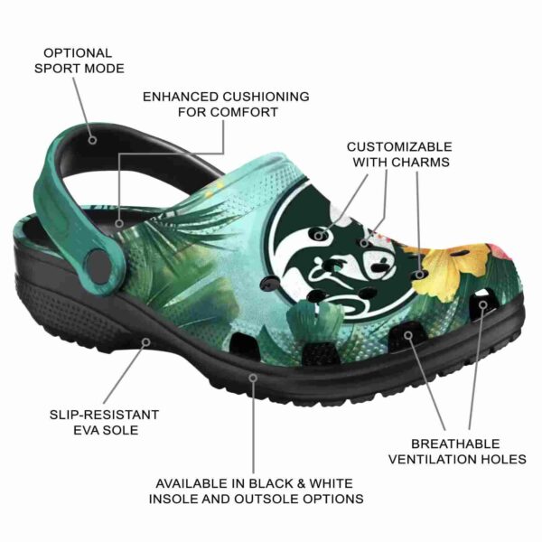 custom colorado state rams tropical vibes clog new arrival