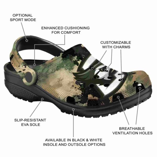 custom creighton bluejays camouflage craze clog new arrival