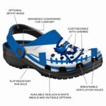 custom creighton bluejays football motif clog best selling