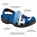 custom creighton bluejays vibrant dual tone clog best selling