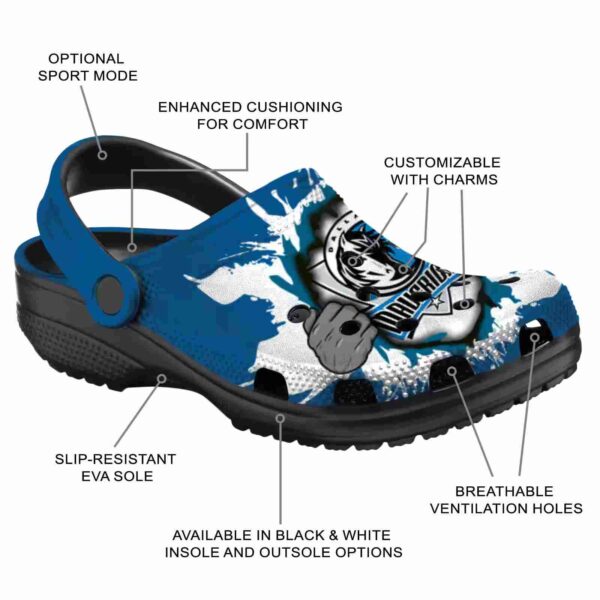 custom dallas mavericks gripping hand clog new arrival