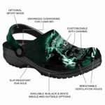 custom dallas stars gothic skull clog best selling