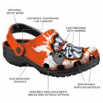 Custom Denver Broncos Gripping Hand Crocs Best selling