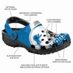 Custom Detroit Lions Football Helmet Crocs Best selling