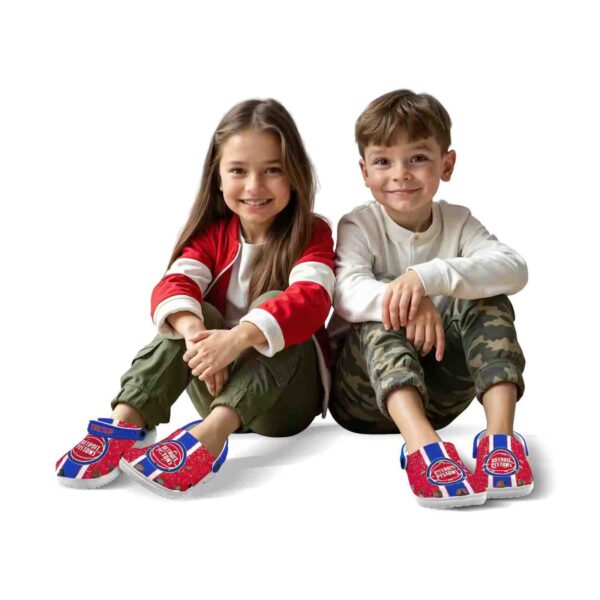 custom detroit pistons vertical stripes clog fashion forward