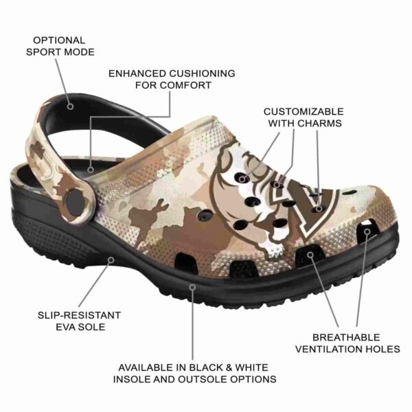 custom drake bulldogs desert camo clog new arrival