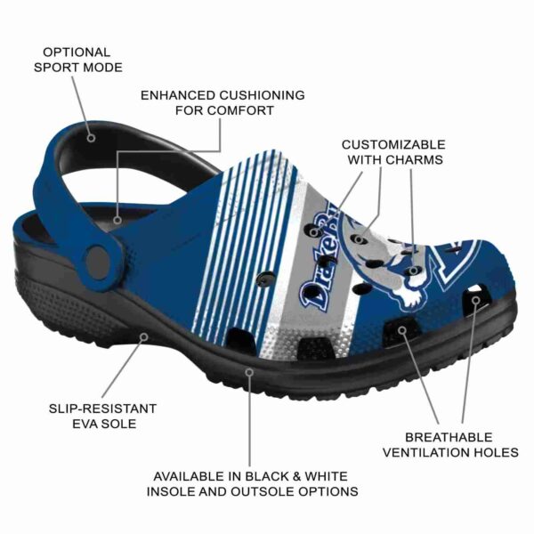 custom drake bulldogs vibrant dual tone clog new arrival