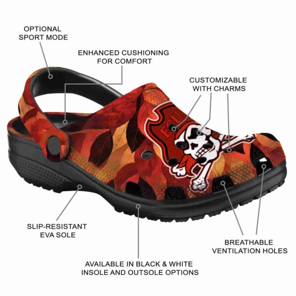 custom east carolina pirates autumn leaves clog new arrival