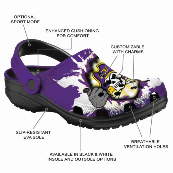 custom east carolina pirates gripping hand clog new arrival