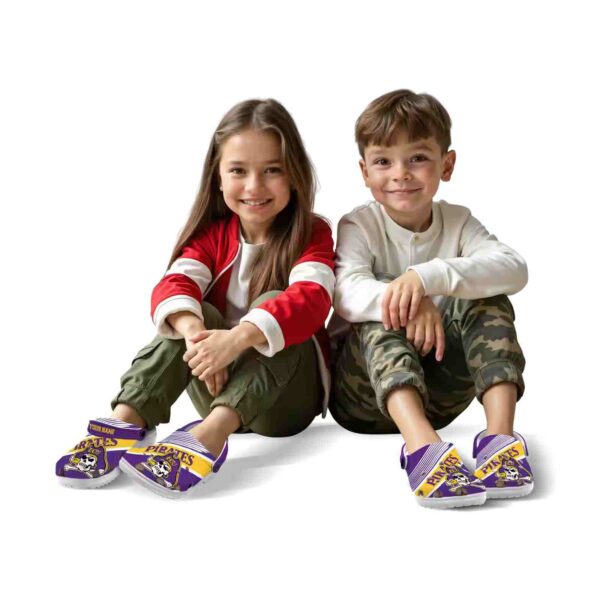 custom east carolina pirates vibrant dual tone clog fashion forward