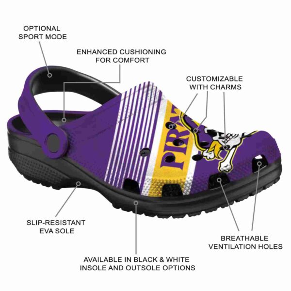 custom east carolina pirates vibrant dual tone clog new arrival