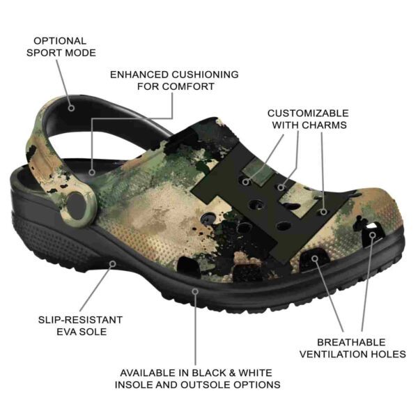 custom eastern michigan eagles camouflage craze clog new arrival
