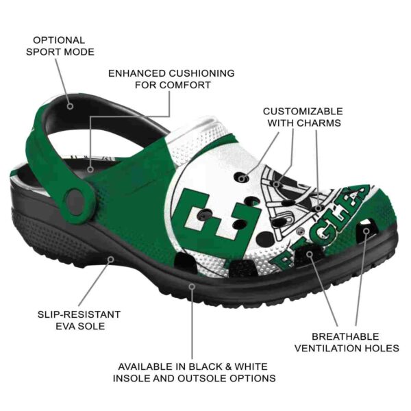 custom eastern michigan eagles football helmet clog new arrival