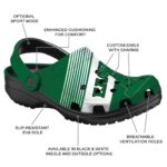 custom eastern michigan eagles vibrant dual tone clog best selling