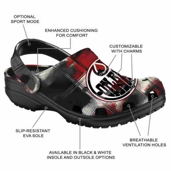 custom edmonton oilers plaid fusion clog new arrival
