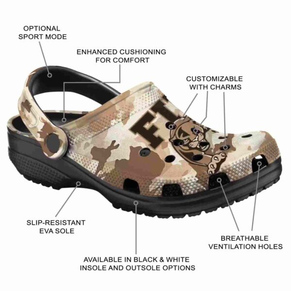 custom fiu panthers desert camo clog new arrival