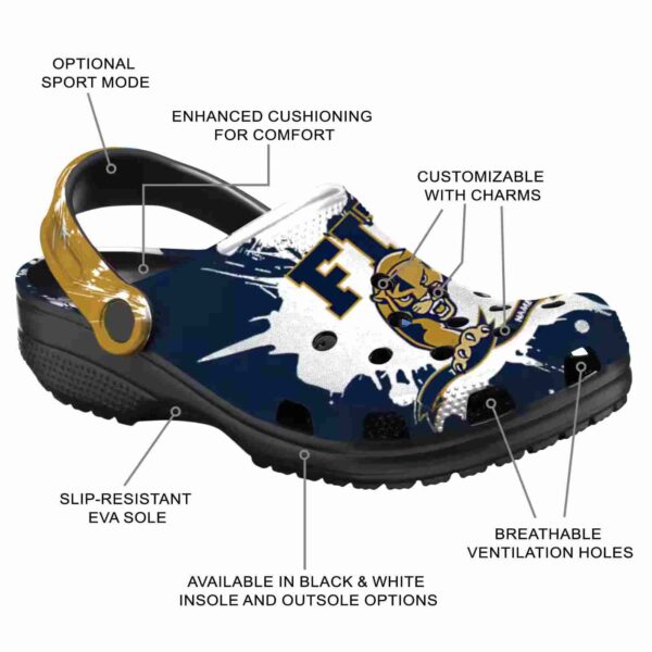 custom fiu panthers splatter pattern clog new arrival