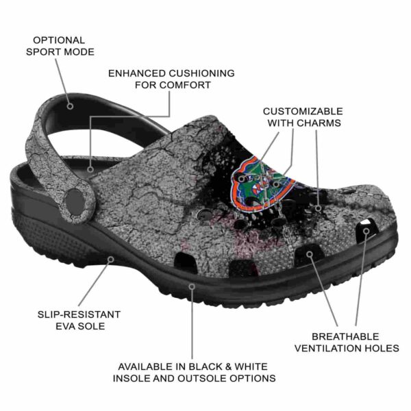 custom florida gators cracked ground texture crocs new arrival