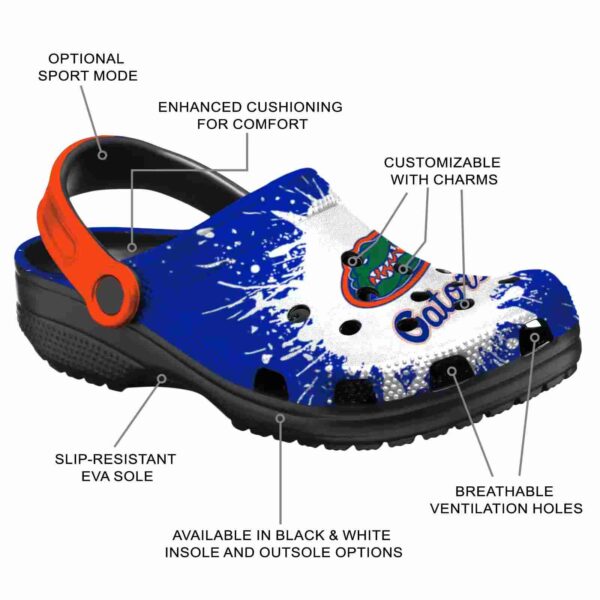 custom florida gators splash art crocs new arrival
