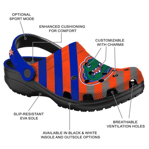 custom florida gators star spangled graphic crocs new arrival