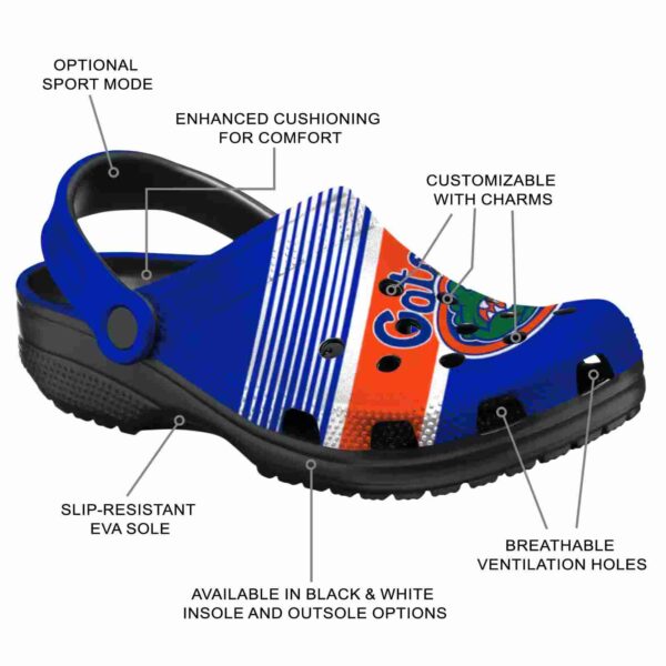 custom florida gators vibrant dual tone crocs new arrival