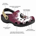 Custom Florida State Seminoles Splash Art Crocs Best selling