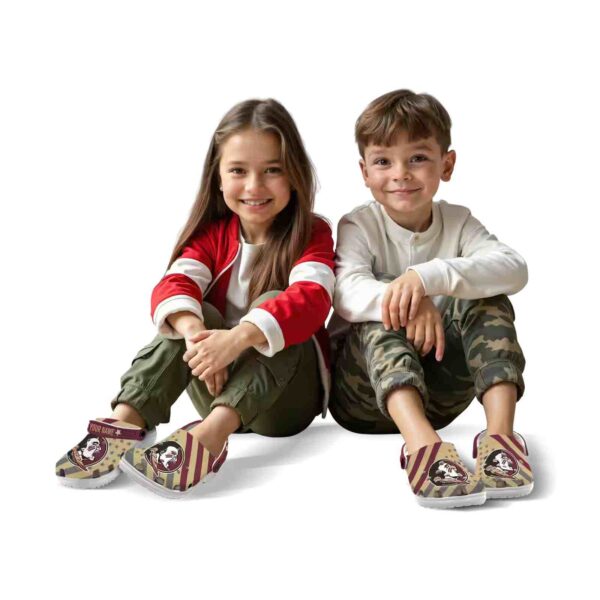 custom florida state seminoles star spangled graphic crocs fashion forward