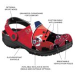 custom fresno state bulldogs baseball helmet clog best selling