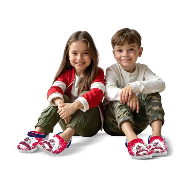 custom fresno state bulldogs splash art clog fashion forward