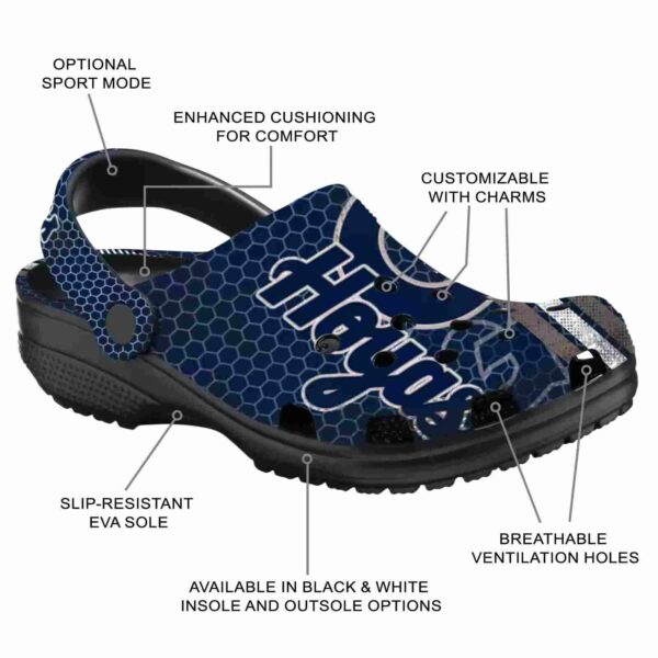 custom georgetown hoyas contrasting stripes clog new arrival