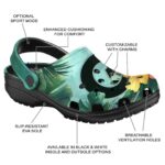 custom georgetown hoyas tropical vibes clog best selling