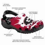 Custom Georgia Bulldogs Splatter Pattern Crocs Best selling