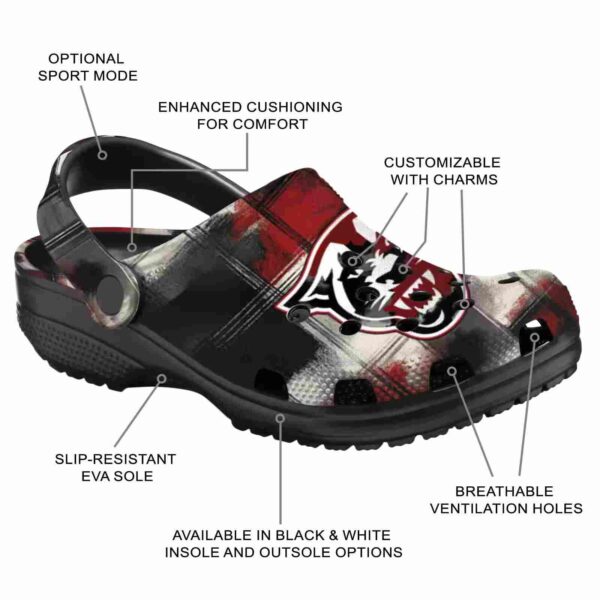 custom georgia state panthers plaid fusion clog new arrival