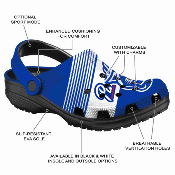 custom georgia state panthers vibrant dual tone clog new arrival