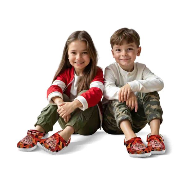 custom gonzaga bulldogs autumn leaves clog fashion forward