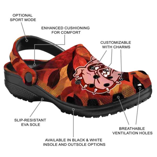 custom gonzaga bulldogs autumn leaves clog new arrival
