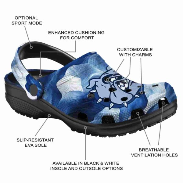 custom gonzaga bulldogs ocean waves clog new arrival
