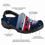 custom gonzaga bulldogs vibrant dual tone clog best selling