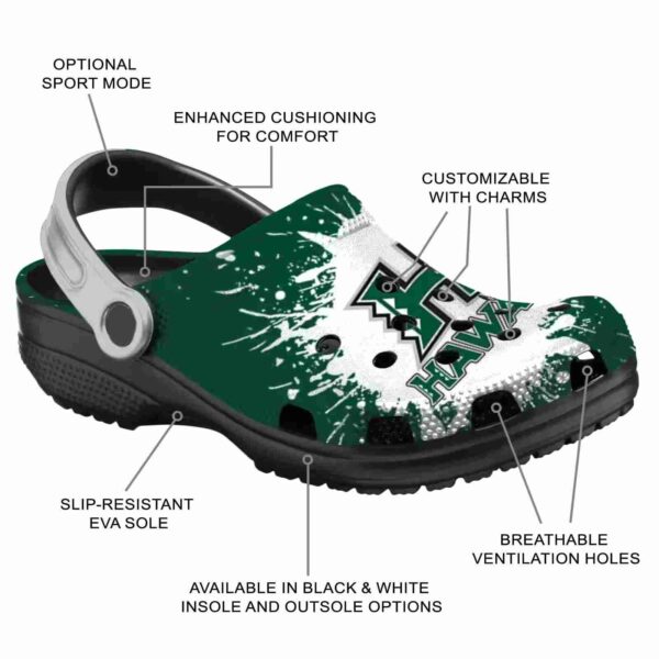 custom hawaii rainbow warriors splash art clog new arrival