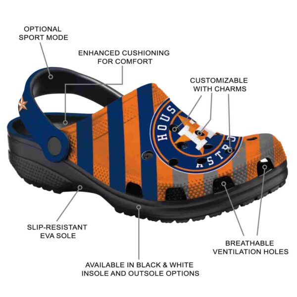 custom houston astros star spangled graphic crocs new arrival