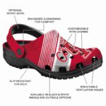 custom houston cougars vibrant dual tone clog best selling