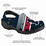Custom Houston Texans Vibrant Dual Tone Crocs Best selling