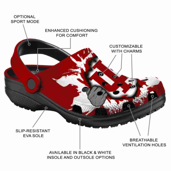 custom indiana hoosiers gripping hand clog new arrival