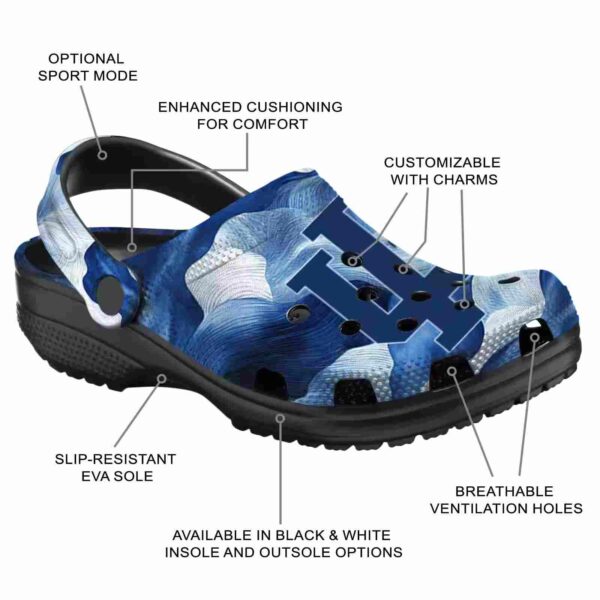custom indiana hoosiers ocean waves clog new arrival