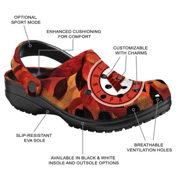 custom indiana pacers autumn leaves clog new arrival