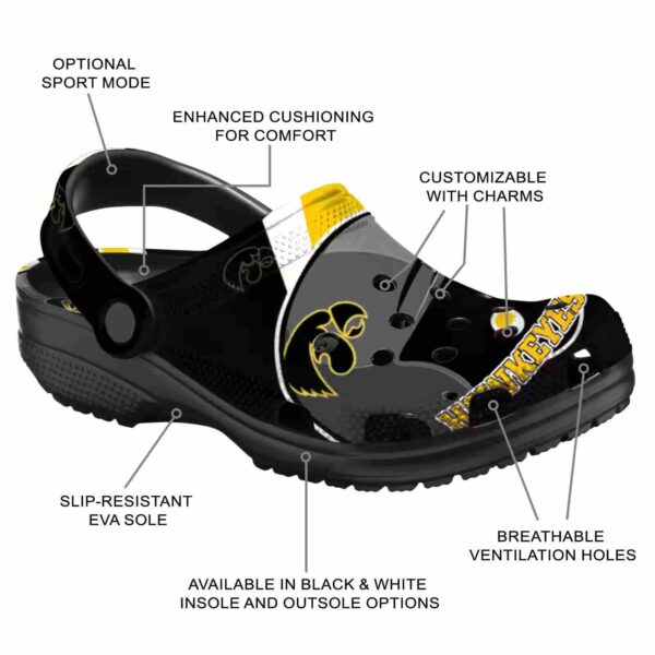 custom iowa hawkeyes baseball helmet crocs new arrival
